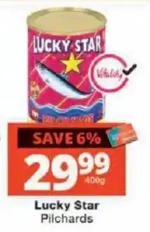 Checkers Lucky Star Pilchards offer