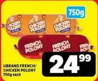 Usave French/ chicken polony offer