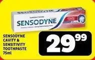 Usave Sensodyne - cavity & sensitivity toothpaste offer