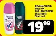Usave Rexona - shield roll-on offer