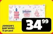Usave Johnson's - baby wipes offer