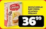 Usave Nestlé - baby cereal offer