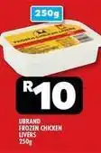 Usave Frozen - chicken livers offer