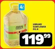 Usave Sunflower cooking oil offer