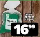 Usave Green peppers offer