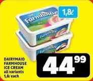 Usave Farmhouse - ice cream offer