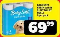 Usave Baby soft - toilet rolls offer