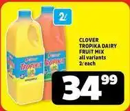 Usave Clover - troppika dairy fruit mix offer
