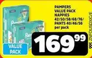 Usave Pampers - value pack nappies offer