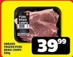 Usave Frozen - pork braai chops offer