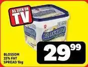 Usave Blossom - 25% fat spread 1kg offer