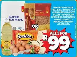 Usave Spekko - super maize meal or spaghetti offer