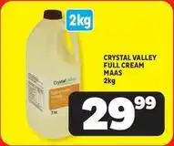 Usave Crystal valley - full cream maas offer