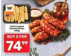 Pick n Pay Crumbed chicken strips offer