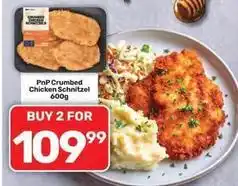 Pick n Pay Crumbed chicken schnitzel offer