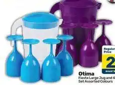 Pick n Pay Fiesta large jug and 4 glasses set offer