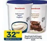 Pick n Pay Dewfresh - full cream yoghurt assorted offer