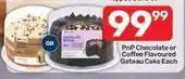Pick n Pay Chocolate or coffee flavoured gateau cake offer