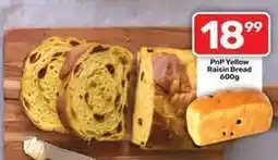 Pick n Pay Pnp yellow raisin bread offer