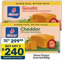 Pick n Pay Clover - gouda & cheddar cheese offer