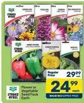 Pick n Pay Flower or vegetable seed pack offer