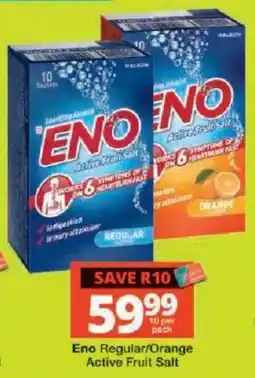 Checkers Eno Regular/Orange Active Fruit Salt offer