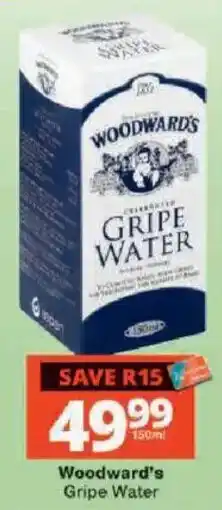 Checkers Woodward's Gripe Water offer