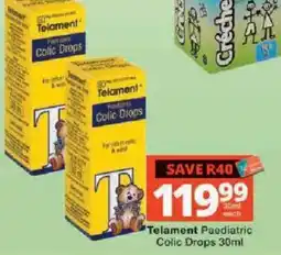 Checkers Telament Paediatric Colic Drops offer