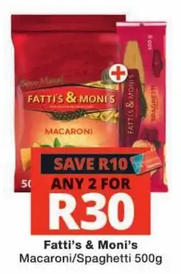 Checkers Fatti's & Moni's Macaroni/Spaghetti offer