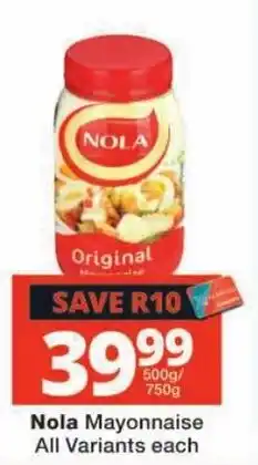 Checkers Nola Mayonnaise offer