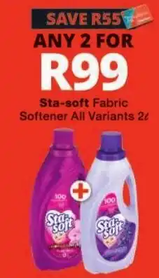 Checkers Sta-soft Fabric Softener All Variants offer