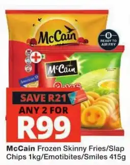 Checkers McCain Frozen Skinny Fries/Slap Chips offer