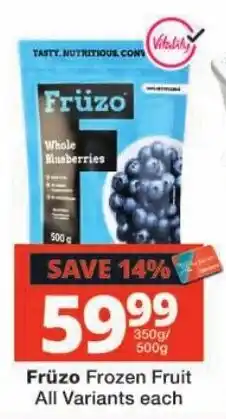 Checkers Früzo Frozen Fruit offer