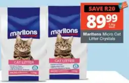 Checkers Marltons Micro Cat Litter Crystals offer