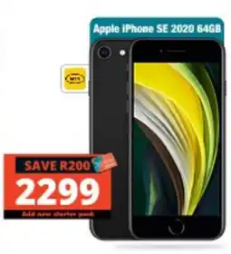 Checkers Apple iPhone SE 2020 64GB offer