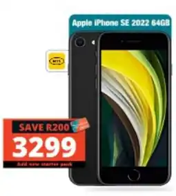 Checkers Apple iPhone SE 2022 64GB offer