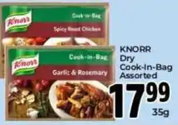 Elite Power Trade Cash & Carry KNORR Dry Cook-In-Bag Assorted offer