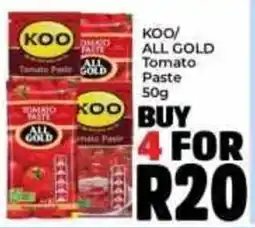 Elite Power Trade Cash & Carry KOO ALL GOLD Tomato Paste offer