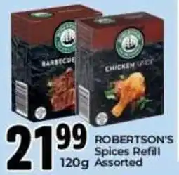 Elite Power Trade Cash & Carry ROBERTSON'S Spices Refill Assorted offer