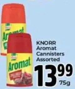 Elite Power Trade Cash & Carry KNORR Aromat Cannisters Assorted offer