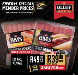 Bluff Meat Supply BMS Viennas offer