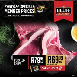 Bluff Meat Supply Pork Loin Chops offer
