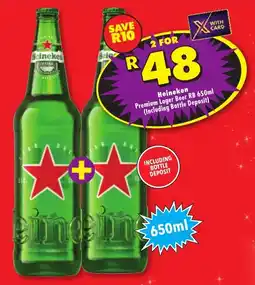Shoprite Liquor Heineken Premium Lager Beer offer