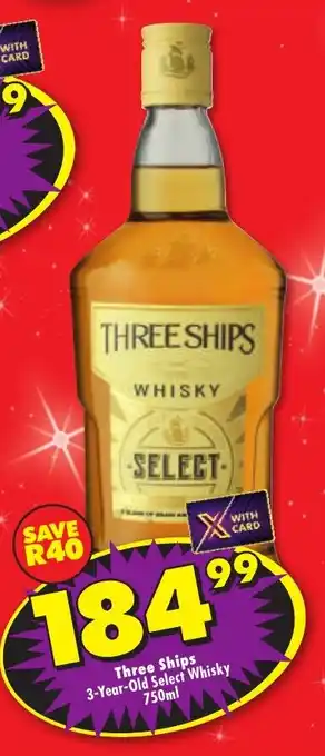 Three Ships 3-Year-Old Select Whisky