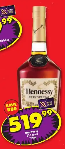 Shoprite Liquor Hennessy VS Cognac offer