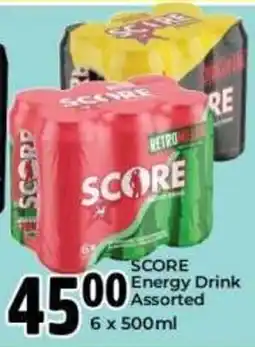 Elite Power Trade Cash & Carry SCORE Energy Drink Assorted offer