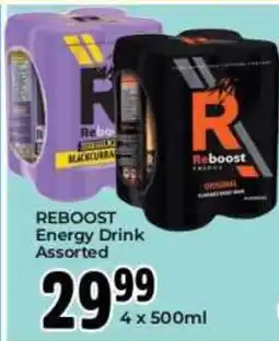 Elite Power Trade Cash & Carry REBOOST Energy Drink Assorted offer