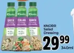 Elite Power Trade Cash & Carry Knorr Salad Dressing offer
