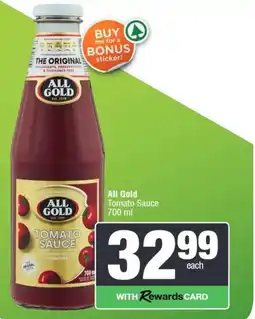Spar All Gold Tomato Sauce offer