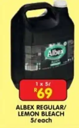 Shoprite Albex Regular Bleach offer